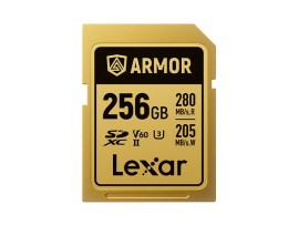 LEXAR SDcard 256GB ARMOR GOLD SDXC UHS-II 256GB W 205MB/s R 280MB/s LSDAMGL256G-RNNNG